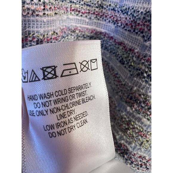 Akemi + Kin Size SM Dress Sleeveless Stripes Cowl Neck Anthropologie - Picture 3 of 6